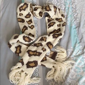 Cheetah print scarf
